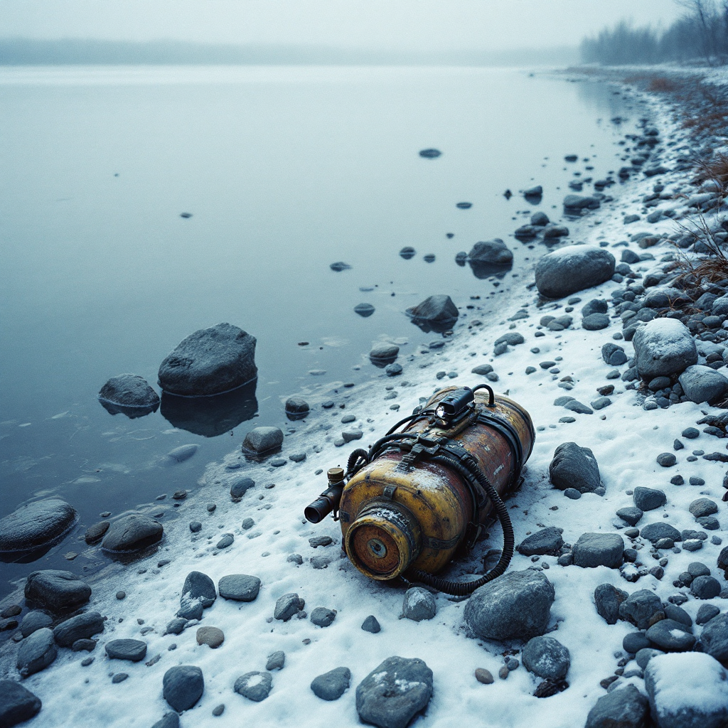 Historical investigation photograph - The Glass Cylinder at Lake Silent: Evidence of the Third Quieting *Editor's Not...