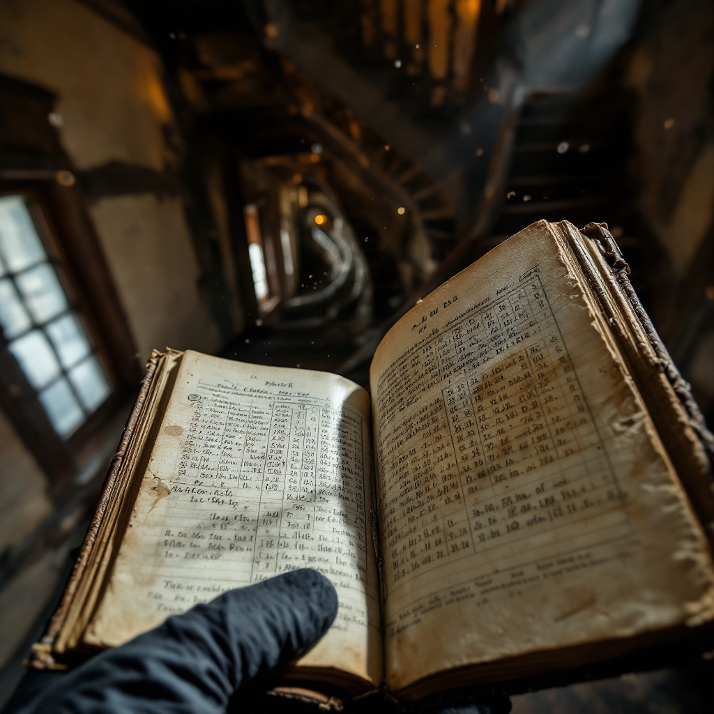 Historical investigation photograph - The Carpathian Conduit: Henrietta’s Ghost in the Flooded Telegraph Office  *Arch...