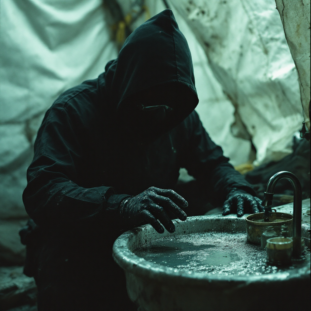 Historical investigation photograph - The Resonans Chamber: A Silt-Choked Confession *RECOVERED DOCUMENT - Classifica...