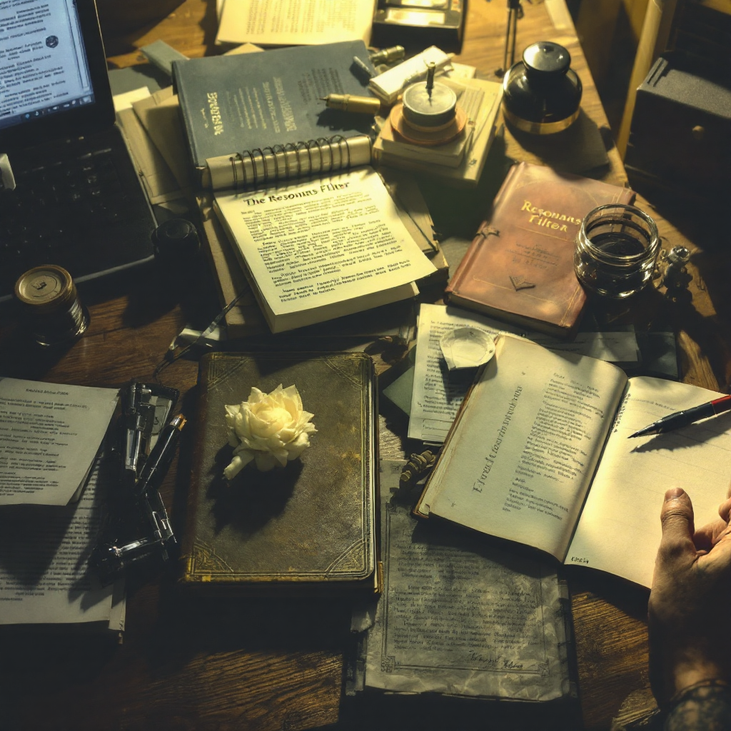 Historical investigation photograph - From Professor Blackwood’s Field Notes (dated February 12, 2025)  > "The Departm...