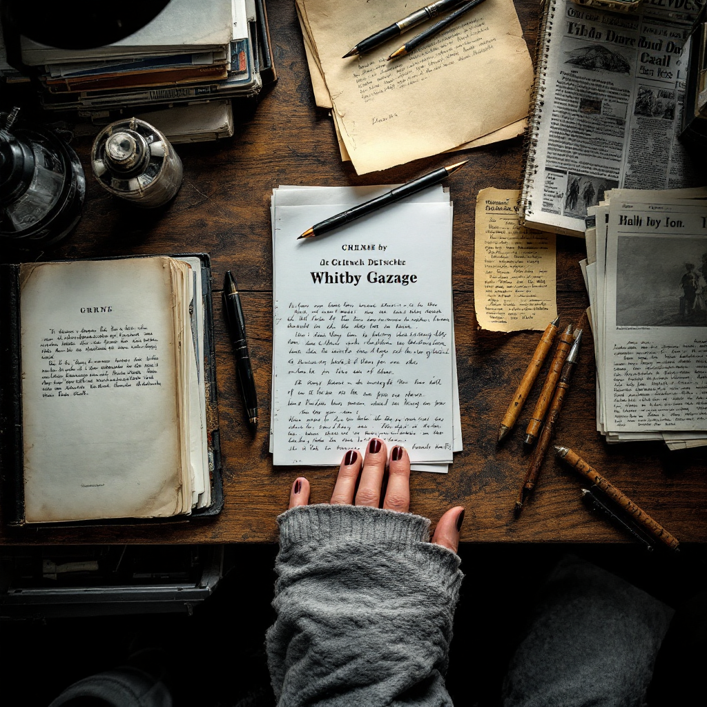 Historical investigation photograph - From Professor Blackwood’s Field Notes (dated February 01, 2025)  > "The Departm...