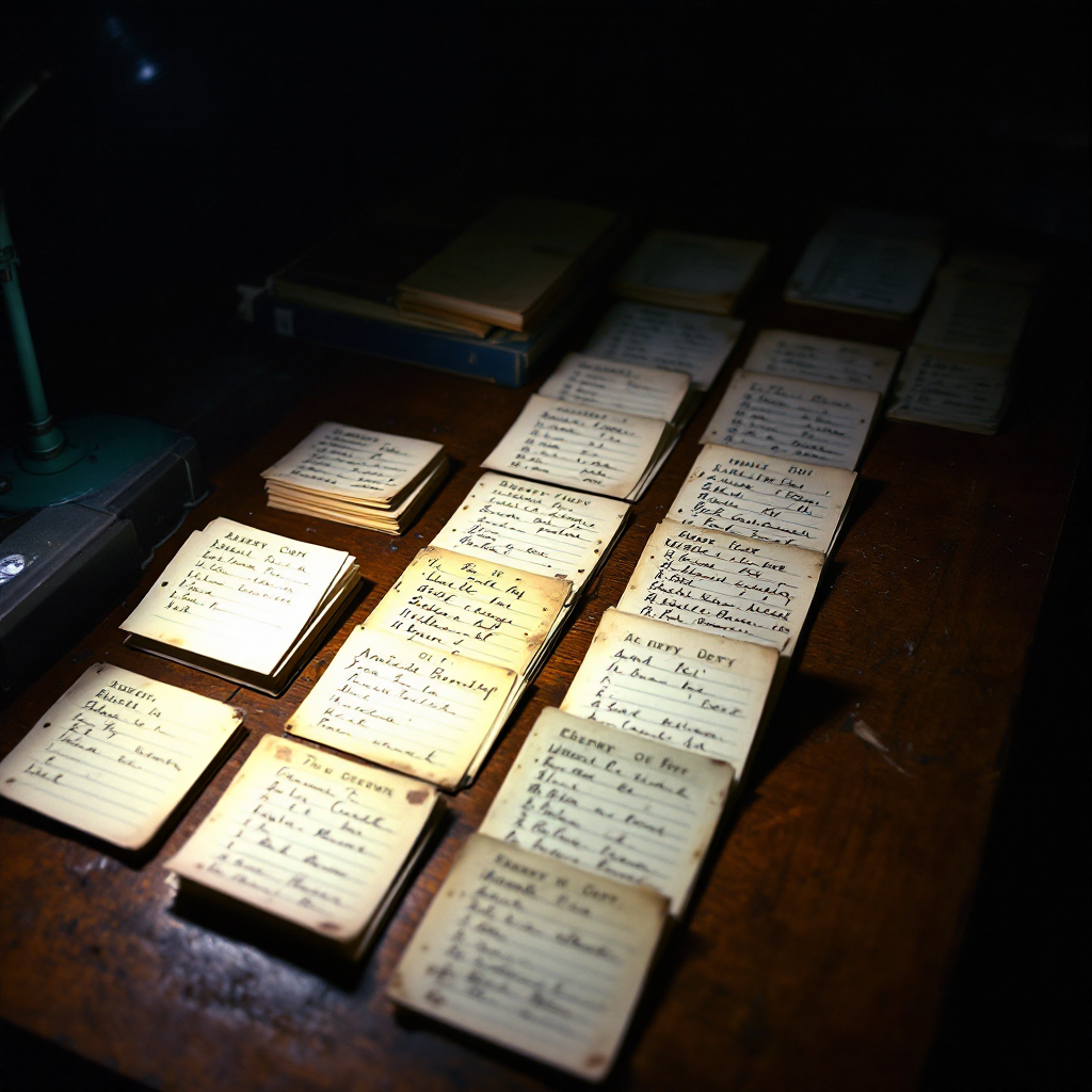 Historical investigation photograph - The Etymology Department Archives: A Ghost in the Index  *Archive Reference 3091...