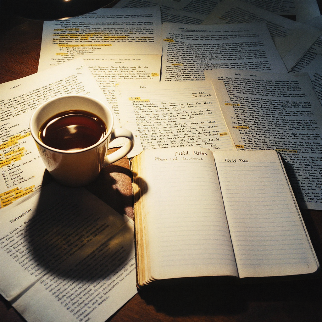 Historical investigation photograph - From the Assistant's journal (final entry)  The last thing the Assistant wrote, ...