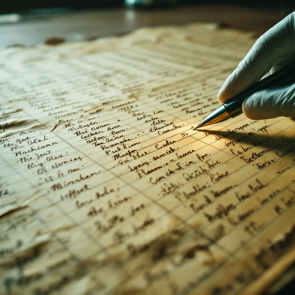 Historical investigation photograph - May 18, 2026 — Reading room, county library, south wing  Something fell out of t...