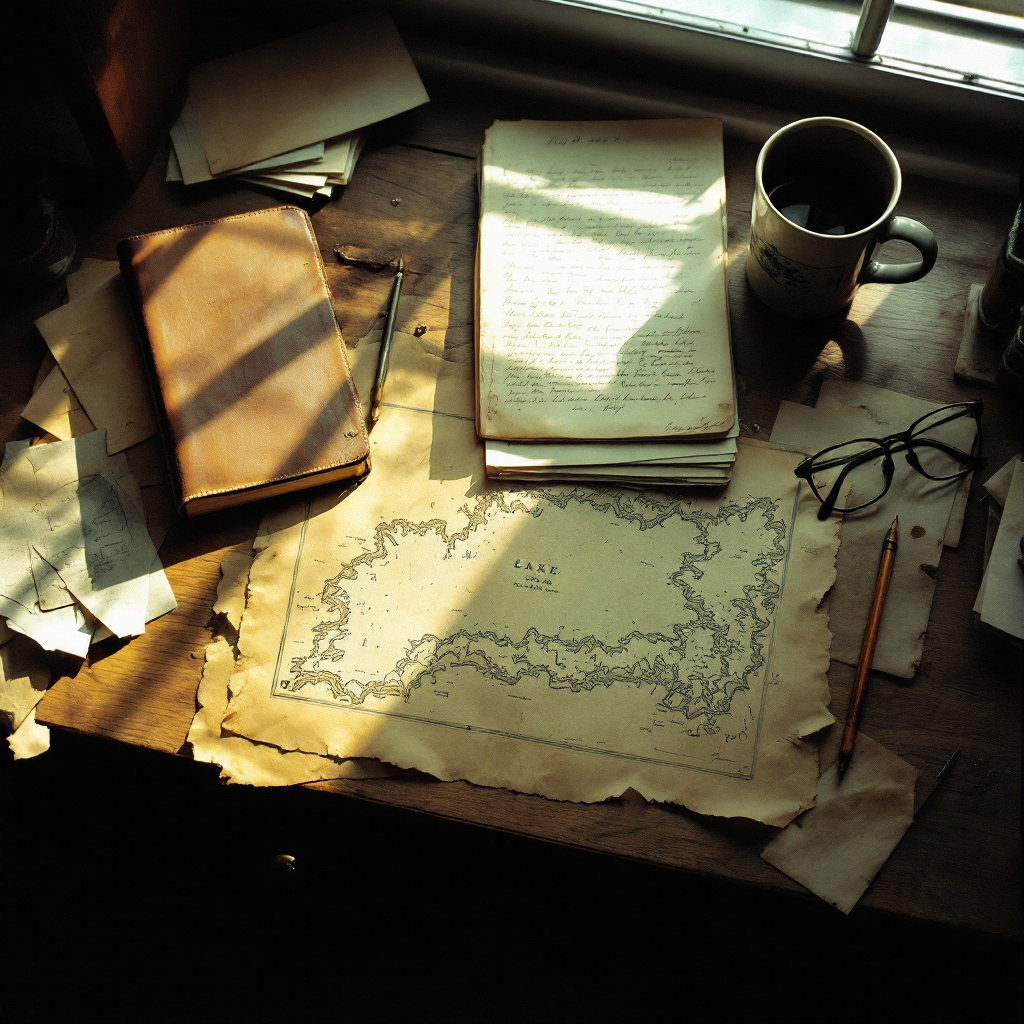 Historical investigation photograph - The 1894 Cartography Revision: Submersion at Lake Silent *Archive Ref. 7718 — L...